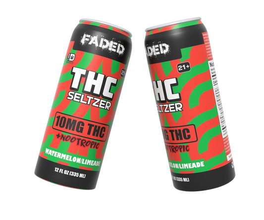 THC Seltzer 10MG THC +Nootropic Watermelon/Limeade