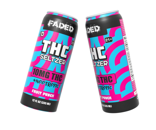 THC Seltzer 10MG THC +Nootropic Fruit Pouch