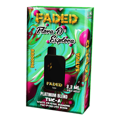 FADED PLATINUM BLEND THC-A 8.8ML DISPOSABLES | FLORA D'EXPLORA