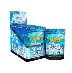 Faded D9 Mixed Blend Gummies Blue Kush 5000 MG Per Bag | 50000 MG Per Box
