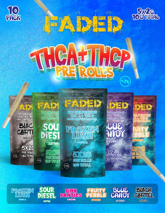 Faded Top Shelf Edition THC-B + THC-P 2GM Pre-rolls