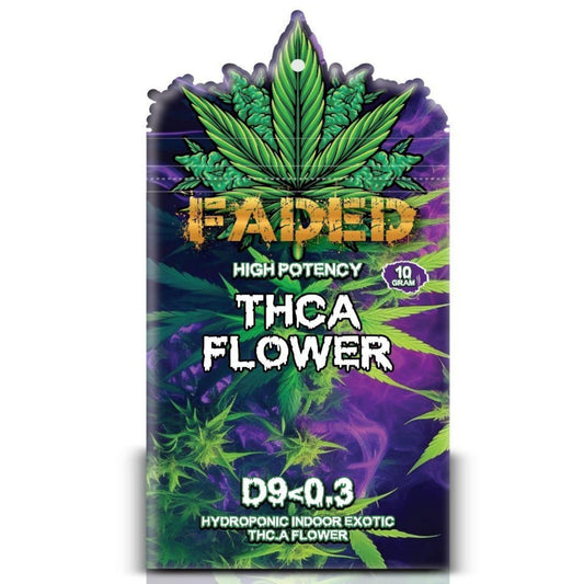 Faded Hydroponic Indoor Exotic THC.A Flower 10 GM